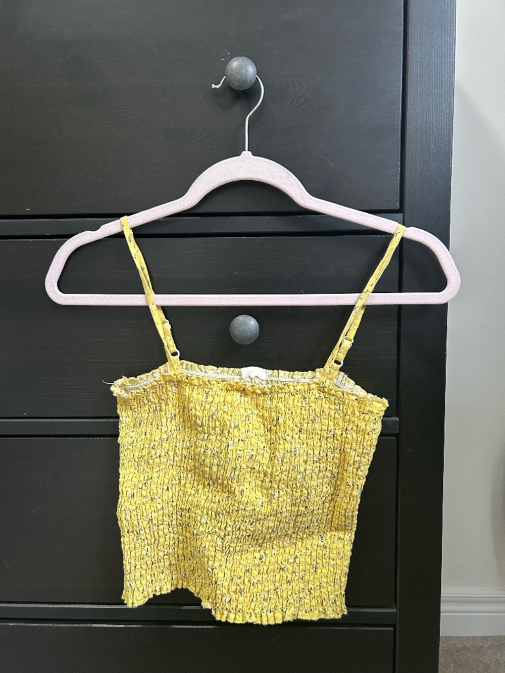 Yellow Smocked Cami